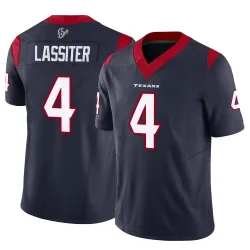 Houston Texans Men's Limited Navy Vapor F.U.S.E. Jersey (4 Kamari Lassiter)