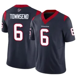 Houston Texans Men's Limited Navy Vapor F.U.S.E. Jersey (6 Tommy Townsend)