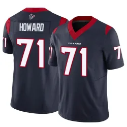 Houston Texans Men's Limited Navy Vapor F.U.S.E. Jersey (71 Tytus Howard)