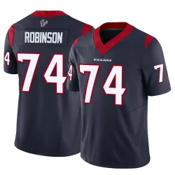 Houston Texans Men's Limited Navy Vapor F.U.S.E. Jersey (74 Cam Robinson)