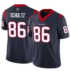 Houston Texans Men's Limited Navy Vapor F.U.S.E. Jersey (86 Dalton Schultz)