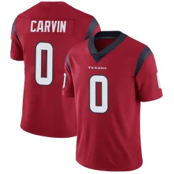 Houston Texans Men's Limited Red Alternate Vapor Untouchable Jersey (0 Jerome Carvin)