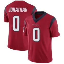 Houston Texans Men's Limited Red Alternate Vapor Untouchable Jersey (0 Kingsley Jonathan)