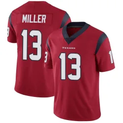 Houston Texans Men's Limited Red Alternate Vapor Untouchable Jersey (13 Braxton Miller)