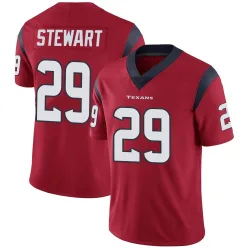 Houston Texans Men's Limited Red Alternate Vapor Untouchable Jersey (29 M.J. Stewart)