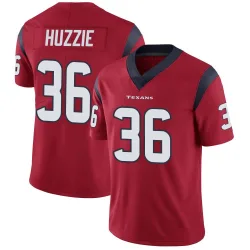 Houston Texans Men's Limited Red Alternate Vapor Untouchable Jersey (36 Alijah Huzzie)
