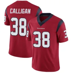 Houston Texans Men's Limited Red Alternate Vapor Untouchable Jersey (38 Keydrain Calligan)