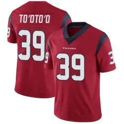 Houston Texans Men's Limited Red Alternate Vapor Untouchable Jersey (39 Henry To'oTo'o)