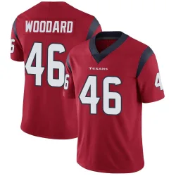 Houston Texans Men's Limited Red Alternate Vapor Untouchable Jersey (46 Jackson Woodard)