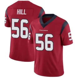 Houston Texans Men's Limited Red Alternate Vapor Untouchable Jersey (56 Jamal Hill)