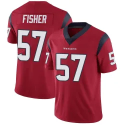 Houston Texans Men's Limited Red Alternate Vapor Untouchable Jersey (57 Blake Fisher)