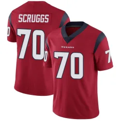 Houston Texans Men's Limited Red Alternate Vapor Untouchable Jersey (70 Juice Scruggs)
