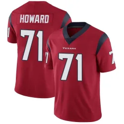 Houston Texans Men's Limited Red Alternate Vapor Untouchable Jersey (71 Tytus Howard)