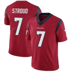 Houston Texans Men's Limited Red Alternate Vapor Untouchable Jersey (7 C.J. Stroud)