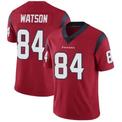 Houston Texans Men's Limited Red Alternate Vapor Untouchable Jersey (84 Justin Watson)