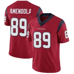 Houston Texans Men's Limited Red Alternate Vapor Untouchable Jersey (89 Danny Amendola)
