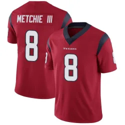 Houston Texans Men's Limited Red Alternate Vapor Untouchable Jersey (8 John Metchie III)