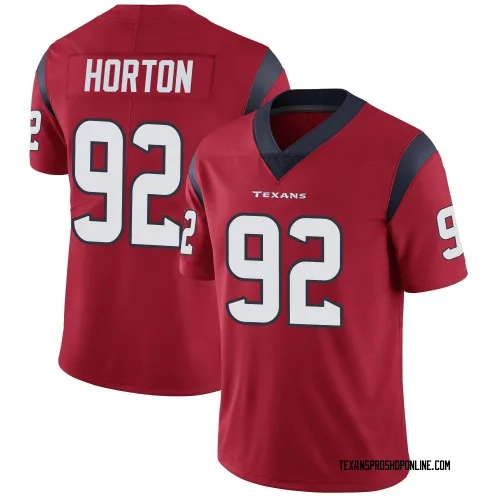 Houston Texans Men's Limited Red Alternate Vapor Untouchable Jersey (92 Dylan Horton)