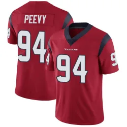 Houston Texans Men's Limited Red Alternate Vapor Untouchable Jersey (94 Jayden Peevy)