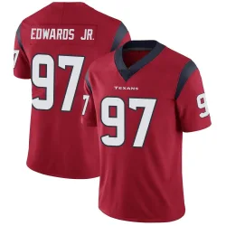 Houston Texans Men's Limited Red Alternate Vapor Untouchable Jersey (97 Mario Edwards Jr.)