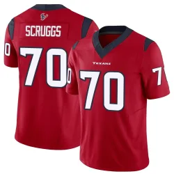 Houston Texans Men's Limited Red Vapor F.U.S.E. Jersey (70 Juice Scruggs)