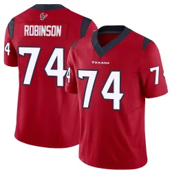 Houston Texans Men's Limited Red Vapor F.U.S.E. Jersey (74 Cam Robinson)