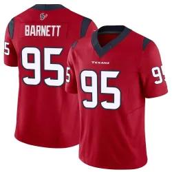Houston Texans Men's Limited Red Vapor F.U.S.E. Jersey (95 Derek Barnett)