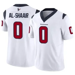 Houston Texans Men's Limited White Vapor F.U.S.E. Jersey (0 Azeez Al-Shaair)