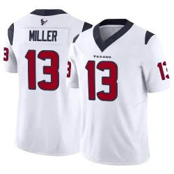 Houston Texans Men's Limited White Vapor F.U.S.E. Jersey (13 Braxton Miller)