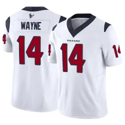 Houston Texans Men's Limited White Vapor F.U.S.E. Jersey (14 Jared Wayne)