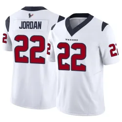Houston Texans Men's Limited White Vapor F.U.S.E. Jersey (22 Jawhar Jordan)