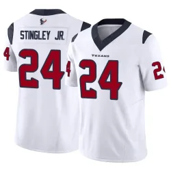 Houston Texans Men's Limited White Vapor F.U.S.E. Jersey (24 Derek Stingley Jr.)