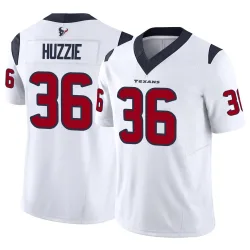 Houston Texans Men's Limited White Vapor F.U.S.E. Jersey (36 Alijah Huzzie)