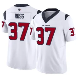 Houston Texans Men's Limited White Vapor F.U.S.E. Jersey (37 D'Angelo Ross)