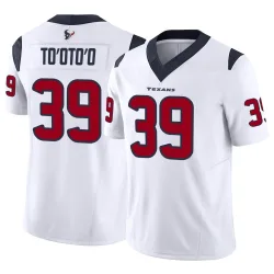 Houston Texans Men's Limited White Vapor F.U.S.E. Jersey (39 Henry To'oTo'o)