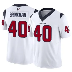 Houston Texans Men's Limited White Vapor F.U.S.E. Jersey (40 Austin Brinkman)