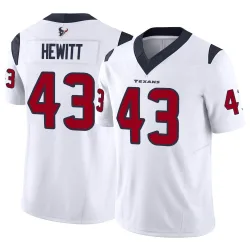 Houston Texans Men's Limited White Vapor F.U.S.E. Jersey (43 Neville Hewitt)