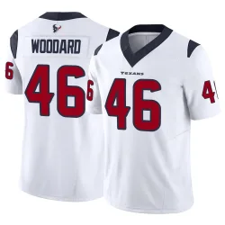 Houston Texans Men's Limited White Vapor F.U.S.E. Jersey (46 Jackson Woodard)
