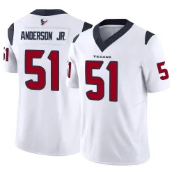 Houston Texans Men's Limited White Vapor F.U.S.E. Jersey (51 Will Anderson Jr.)