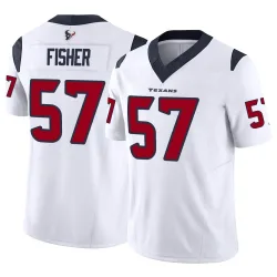 Houston Texans Men's Limited White Vapor F.U.S.E. Jersey (57 Blake Fisher)