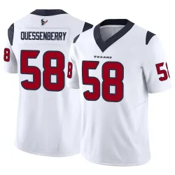 Houston Texans Men's Limited White Vapor F.U.S.E. Jersey (58 Scott Quessenberry)