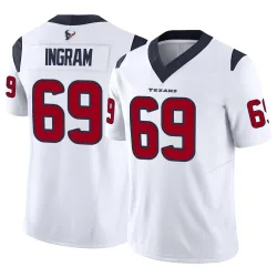 Houston Texans Men's Limited White Vapor F.U.S.E. Jersey (69 Ed Ingram)