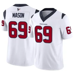 Houston Texans Men's Limited White Vapor F.U.S.E. Jersey (69 Shaq Mason)