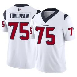 Houston Texans Men's Limited White Vapor F.U.S.E. Jersey (75 Laken Tomlinson)