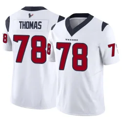 Houston Texans Men's Limited White Vapor F.U.S.E. Jersey (78 Zach Thomas)