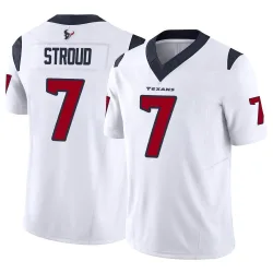 Houston Texans Men's Limited White Vapor F.U.S.E. Jersey (7 C.J. Stroud)