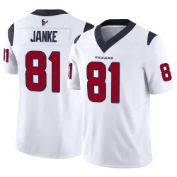 Houston Texans Men's Limited White Vapor F.U.S.E. Jersey (81 Jaxon Janke)