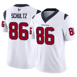 Houston Texans Men's Limited White Vapor F.U.S.E. Jersey (86 Dalton Schultz)