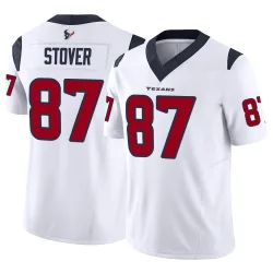 Houston Texans Men's Limited White Vapor F.U.S.E. Jersey (87 Cade Stover)