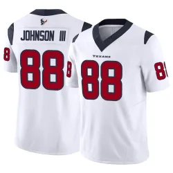 Houston Texans Men's Limited White Vapor F.U.S.E. Jersey (88 Johnny Johnson III)